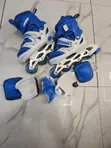 Blue Roller Skates Size 35-38 - 1