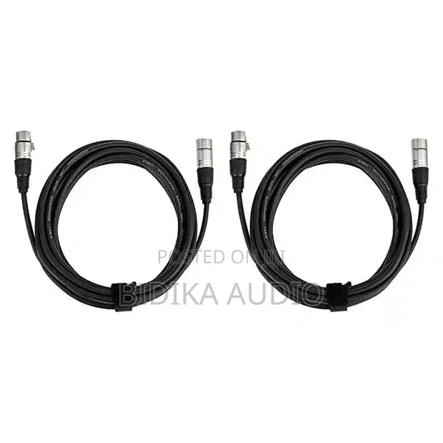 XLR 10m Microphone Cables (2-Pack) - 1