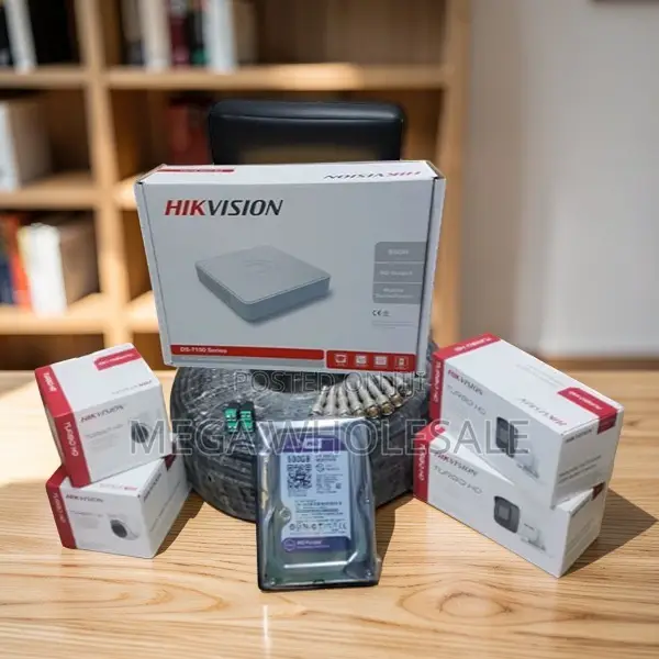 Hikvision 4CH Full HD 2MP CCTV Camera System Kit - 1