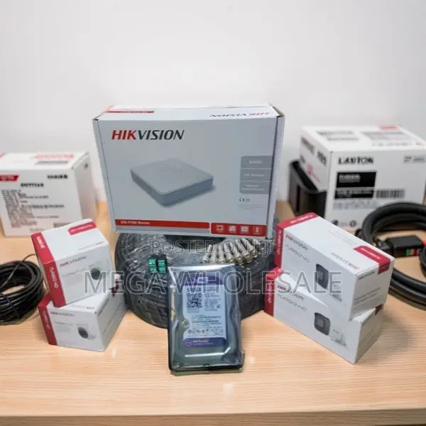 Hikvision 4 Full HD 1080p CCTV Camera System Kit - 1