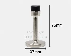 Wall Mounted Door Stopper with Rubber Tip