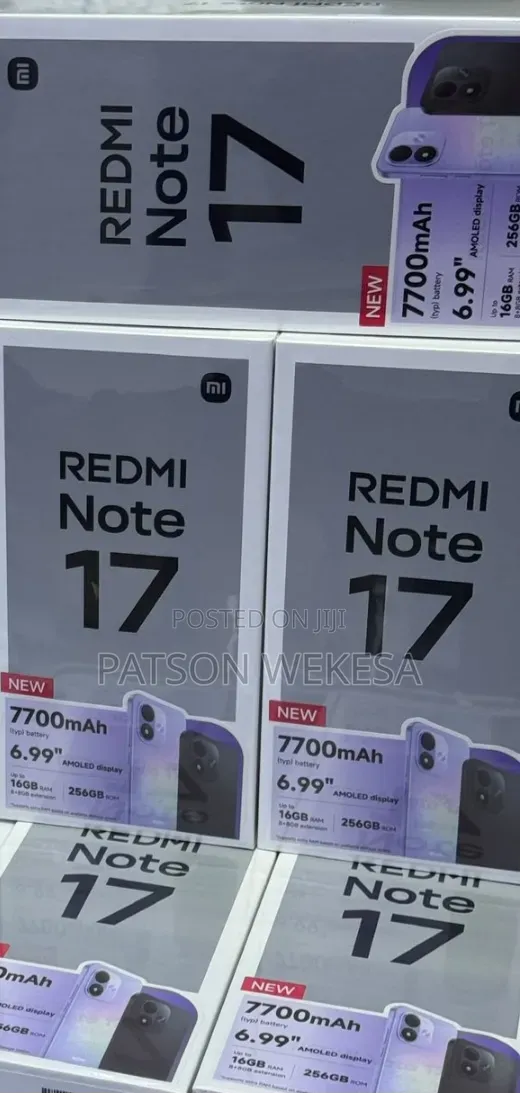 New Xiaomi Redmi Note 17 256GB Black - 1