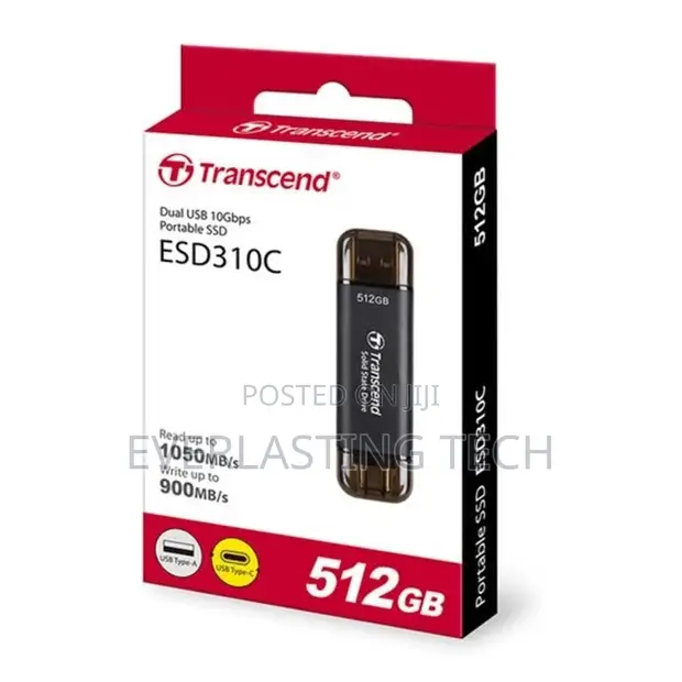 Transcend 512GB ESD310C Portable SSD - 1