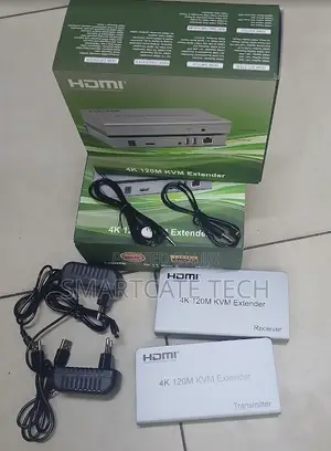 HDMI KVM Extender 120M - 4K, Keyboard & Mouse
