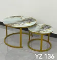 Brand New Marble Glass Coffee Table - 1