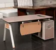 1.6m L-Shaped Office Desk - Brown - 2