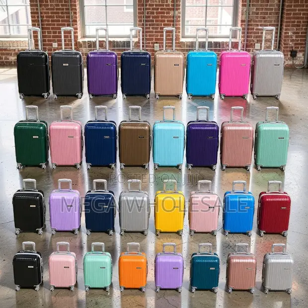 Stylish Unbreakable 3-in-1 Rubber Plastic Suitcase Set - 1