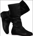 Leather Thigh High Boots - 2