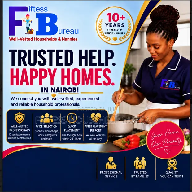 Professional Domestic Workers for Hire in Nairobi - 1