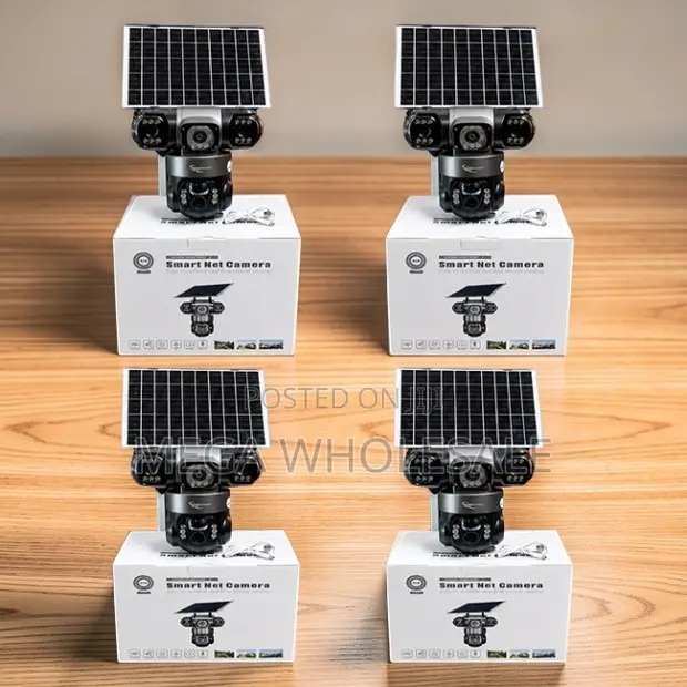 Kamera ya Usalama ya Solar ya 20MP 4G PTZ yenye Lenzi Tatu - 1