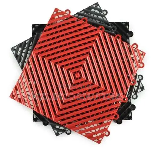 Vehicle Detailing Tiles 40x40cm | Interlocking Grid System - 1