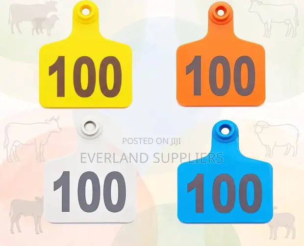 Numbered Cattle Ear Tags - Medium Size - 1