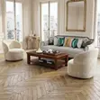 Polished Mahogany Executive Coffee Table - 5