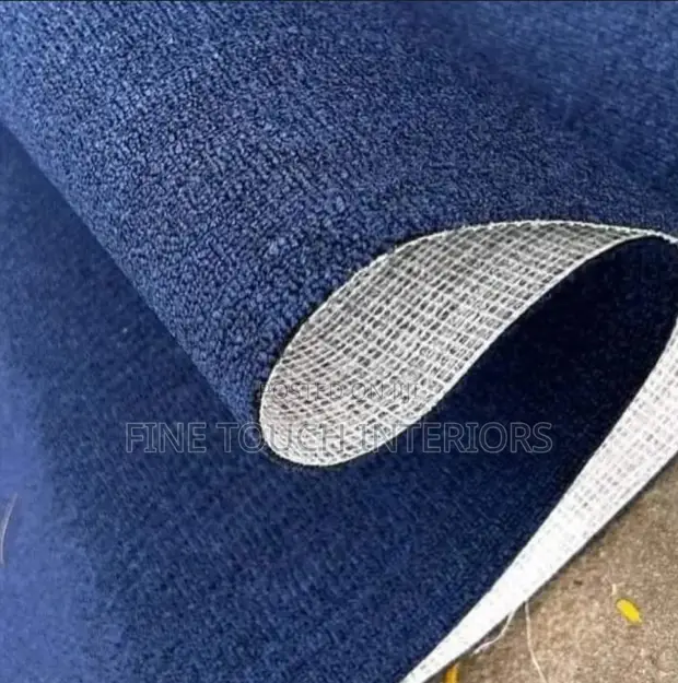 Navy Blue Delta Wall-to-Wall Carpets - 1
