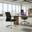 Modern Office Visitor Chair - Black - 2