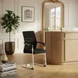 Modern Office Visitor Chair - Black - 4