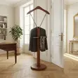 Executive Long Mahogany Finished Coat Hangers - 1