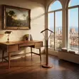 Executive Long Mahogany Finished Coat Hangers - 4