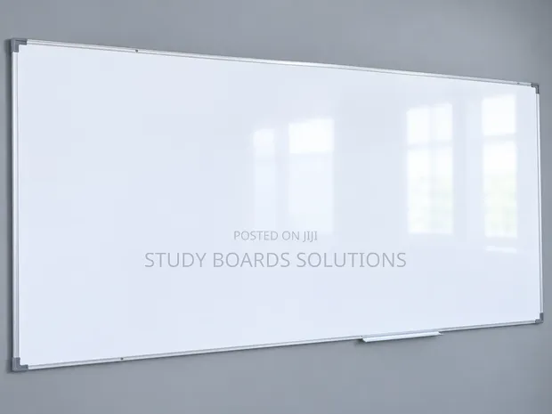 2.4m x 1.2m Magnetic Whiteboard for Teaching & Presentations - 1