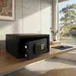 Black Metallic Home Office Cash Box Safe - 1