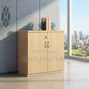 Wooden Office File Storage Credenza Cabinet