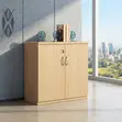 Wooden Office File Storage Credenza Cabinet - 1