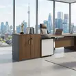Wooden Office File Storage Credenza Cabinet - 3