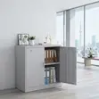 Wooden Office File Storage Credenza Cabinet - 5