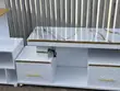 TV Stand with LED Lights and Flower Decor Stand - 1