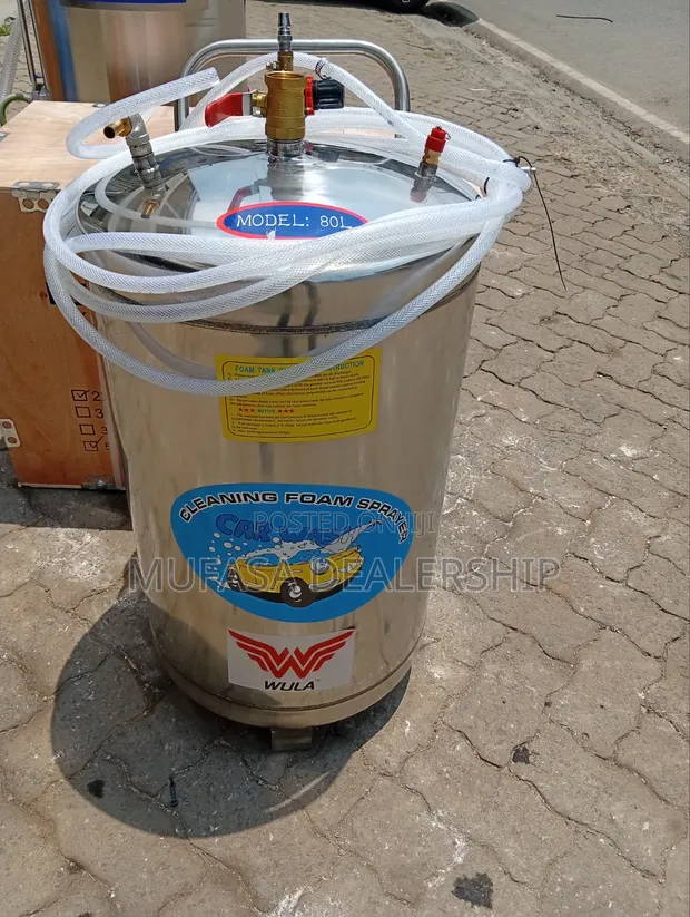 Wula 80L Chuma cha Kutumia Hewa cha Kunyunyuzia Foam ya Kuosha Magari - 1