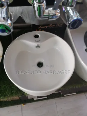 Countertop Basin - White Round