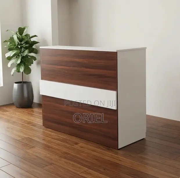 120cm Modern Reception Counter Desk - 1