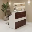 120cm Modern Reception Counter Desk - 4