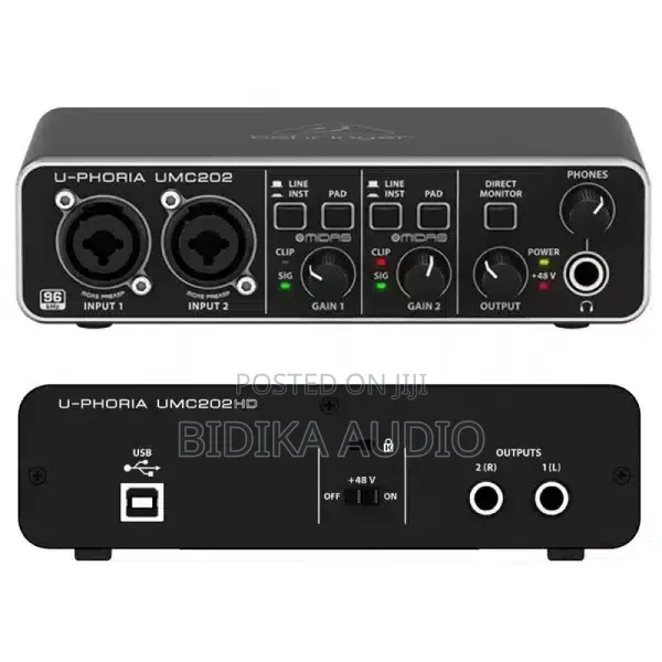 Behringer UMC202HD USB Audio Interface - 1