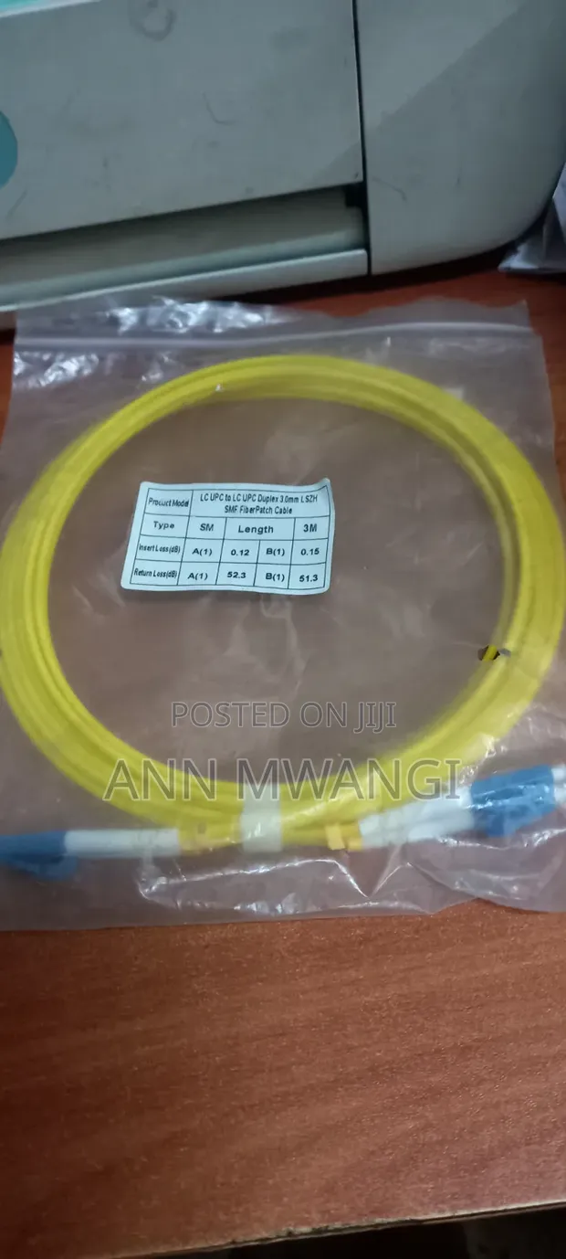 LC-LC Duplex 3m OM3 Fiber Patchcord - 1