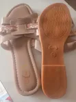 African Classics Ladies Brown Leather Sandals - 2