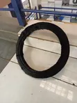 Furry Black Steering Wheel Cover - 1