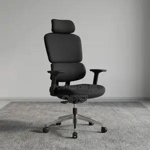 Fully Padded Orthopedic Office Chair - Black