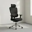 Fully Padded Orthopedic Office Chair - Black - 5