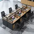 6-Way Modular Office Workstation - 2