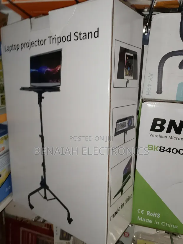 1.9m Multipurpose Tripod Stand with Wheels - 1