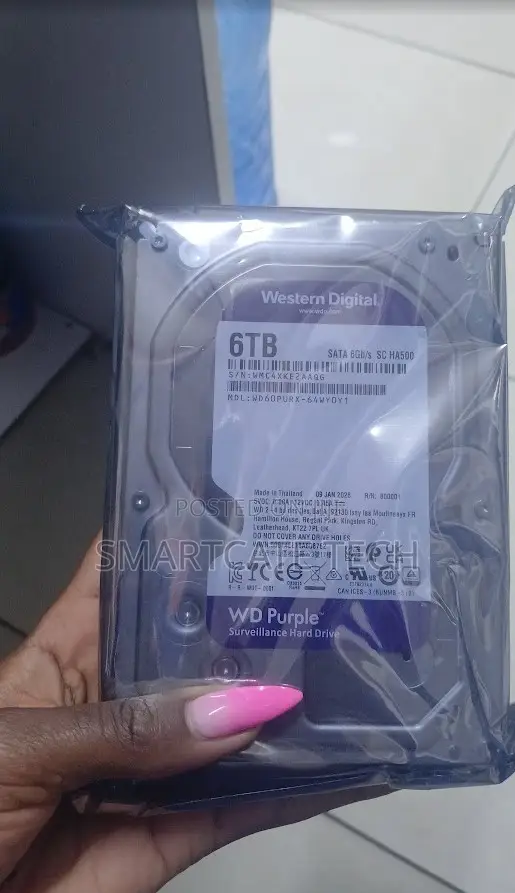 6TB Security Camera HDD - CCTV Surveillance Storage - 1