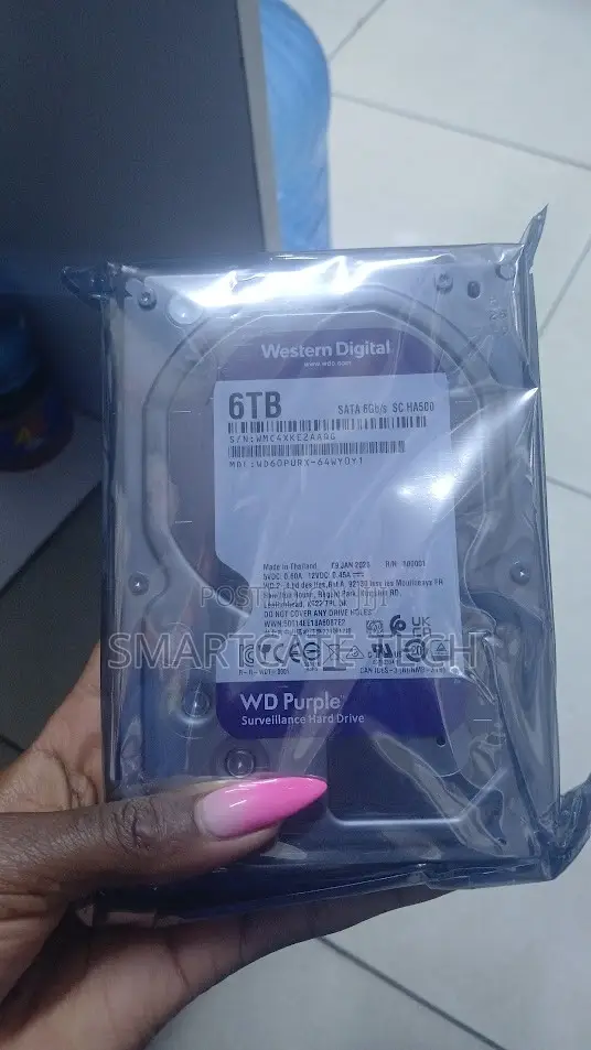 6TB Security CCTV HDD - WD - 1