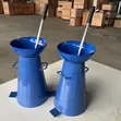 Standard Concrete Slump Cone Set na Tamping Rod & Ruler - 2