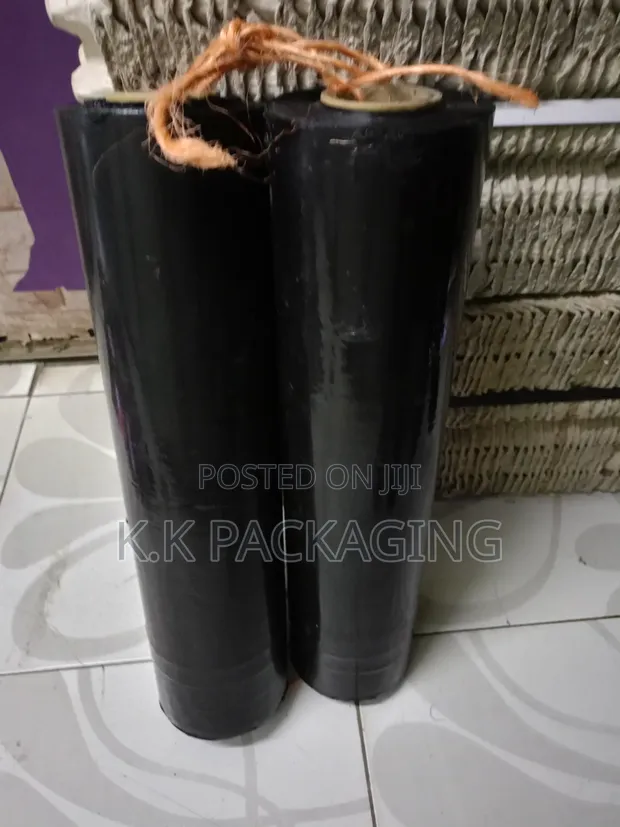 Black Commercial Stretch Film - 1