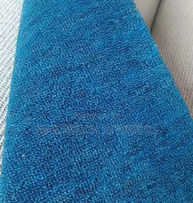 Turquoise Blue Delta Wall-to-Wall Carpets - 1