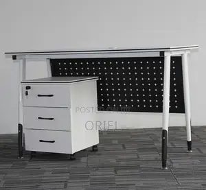 Minimalist Office Table - White