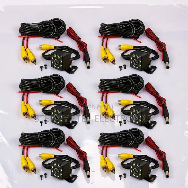 Kamera ya Juu ya Ubora ya Ku-Reverse ya Gari yenye Upana wa Angani na LED 8 - 1