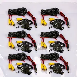 Kamera ya Juu ya Ubora ya Ku-Reverse ya Gari yenye Upana wa Angani na LED 8