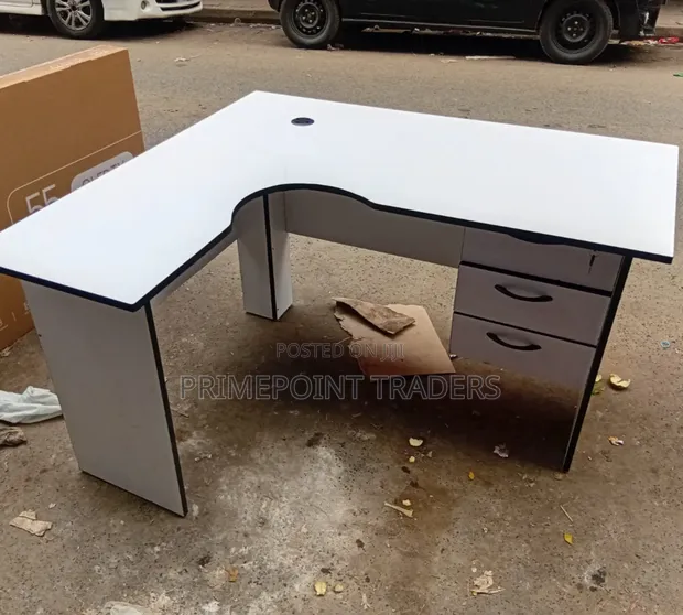 1.2M Executive L-Shaped Computer Study Table - 1